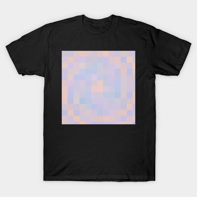 Mosiac of Digital Abstract with Soft Pastel Color Palette T-Shirt by Peaceful Space AS